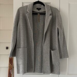 J. Crew Heather Gray Knit Cardigan